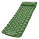 Килимок надувний з подушкою Оливково-зелений 536 фото 1